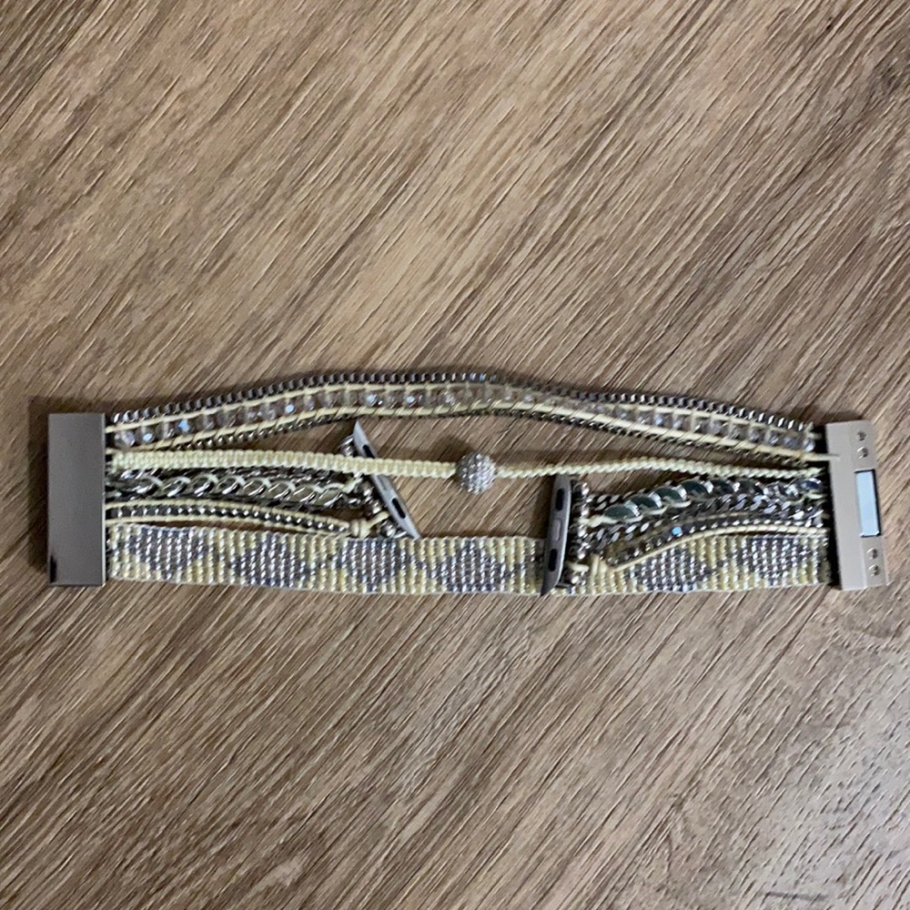 Victoria Emerson Apple Watch beaded bracelet
